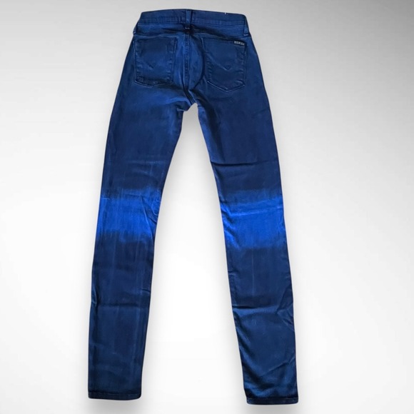 HUDSON Krista Blue My Mind Ombre Super‎ Skinny Jeans Size 25 | EUC - Picture 5 of 9
